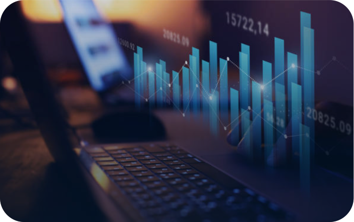 Dashboard financeiro com gráficos de despesas